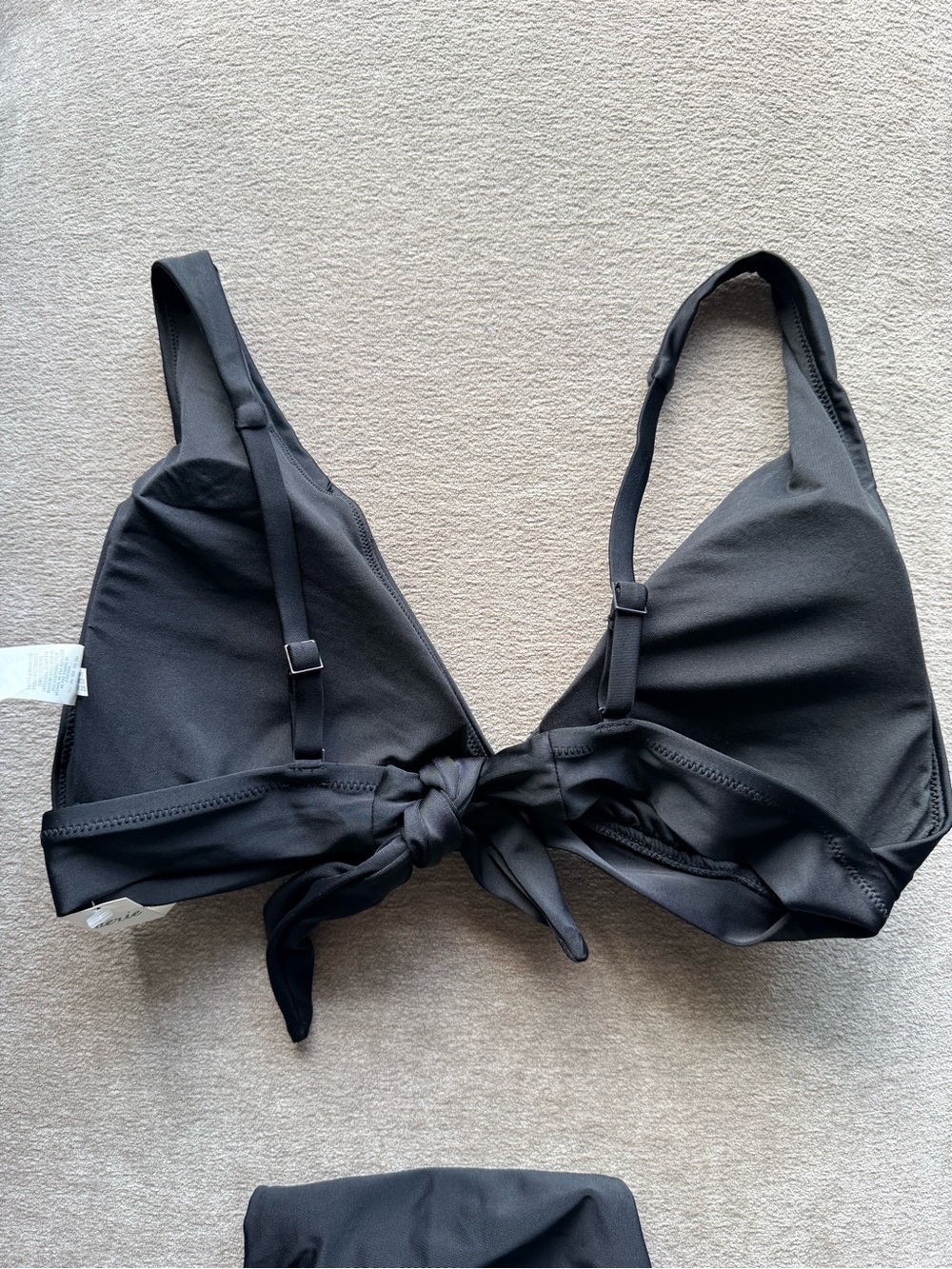 Aerie Black Women's Bikini Set - Classic Two-Piece Swimwear Size XL NWT - Picture 4 of 6